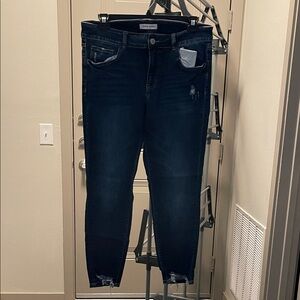 Flying Monkey Dark Blue Women's Skinny Jeans